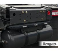 Telaio Posteriore Barra + LED x3 Per Renault T Range 2013 + Inox - Nero