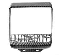 Telaio posteriore in ABS con grana di carbonio per Tesla per modello 3 Y 2025, progettato per ridurre lo spazio dello schermo del filtro e prevenire l'ingresso di detriti (carbonio opaco)