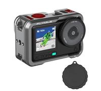Telaio protettivo in alluminio per DJI OSMO Action 6, custodia per fotocamera in metallo con tappo dell'obiettivo, copertura protettiva per OSMO Action 6 accessori