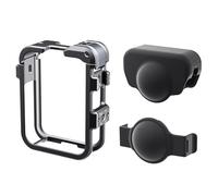 Telaio protettivo in metallo per accessori DJI Osmo 360, con custodia protettiva a due lenti, custodia protettiva in lega di alluminio, blocco di sicurezza per accessori per fotocamera DJI OMSO 360