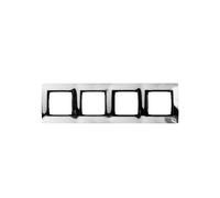 Telaio quadruplo Simon 54 Premium metallo cromato DR4/63