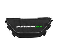 Telaio Stoccaggio Borse Da Viaggio Impermeabili Per Moto Per Suzuki V-strom 250SX 250X 2023 Scatola Portaoggetti Per Manubrio, Borsa Da Sella Impermeabile Borse(VERDE)