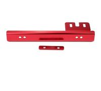Telaio targa in alluminio compatibile con Civic Integra RSX Prelude S2000 Silvia - Supporto per paraurti anteriore stile JDM rosso