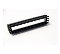 Telaio tergivetro 150 mm per CVG1 - Setole in PVC x Emilio Bieffe nero