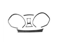 Telaio Trim Per Ford Per Fiesta 2011-2019 Pannello Tachimetro Strumento In Fibra Carbonio Rivestimento Copertura Accessori Per Interni Auto Adesivi Decorativi Rivestimento Accessori Interni(Nero)