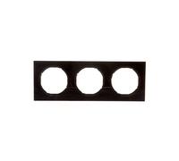 Telaio triplo Berker R.3 nero 10132245