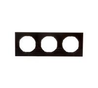 Telaio triplo Berker R.3 nero 10132245
