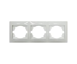 Telaio triplo verticale ad alta resistenza, design robusto, facile installazione; ideale per organizzazione, supporto di pannelli e strutture.