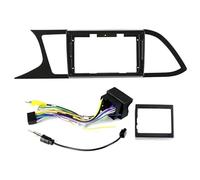 Telaio Universale Autoradio For 9" 2 Din/Adatto for Seat Leon 3 5F 2012-2020 con pannello cavi Canbus Kit di montaggio sul cruscotto 2 Din DVD Trim Fit