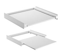 Telaio universale con piastra scorrevole per lavatrice e asciugatrice 60x53cm