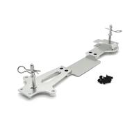 Telaio Veicolo Rc Per WLtoys 144016 144018 144001 144002 144010 Per RIaarIo XDKJ-001 XDKJ-006 1/14 RC Car Parti Aggiornamento Per Lastra Del Secondo Piano Metallo(Silver)