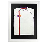 Telaio Vivarti DIY Junior Standard Sports Shirt 50 x 70 cm - Cornice bianca, Telaio interno bianco, Scheda di supporto nero