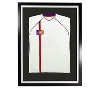 Vivarti Telaio DIY Junior Standard Sports Shirt Display 50x 70cm - Telaio Nero, Telaio Interno Bianco, Scheda di Supporto Nero