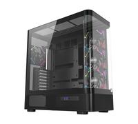 Telaio XYZ Quantum 4 ventole A-RGB in vetro curvo ATX/MATX/MITX USB-C panoramico