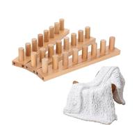 telaioper filati e uncinetto - Kit regolabile da 116 cm, utensile manuale in legno, set di telaioper maglieria con uncinetto e | Forniture artigianali per principianti, cucito fai-da-te, scia