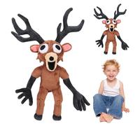 TELAOBAN 99 Nights In The Forest Cervo Peluche, Regalo di Cervo Peluche for Natale, Giocattolo di peluche, for Collezionisti, Regalo Natale(Standing)