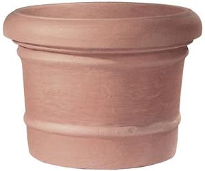 Telcom Ciso 70 Sorrento - Vaso di plastica (Diametro: 70 cm, Altezza: 52 cm), in Terracotta