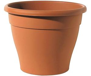 Telcom Conico Minerva ICO 50 Vaso per Piante in plastica, Conico, Diametro 50 cm, Altezza 40 cm, Colore: Terracotta