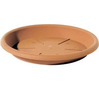 Telcom Eolo ISCI 80 Sottovaso di plastica per Piante, Diametro 80 cm, Colore: Terracotta