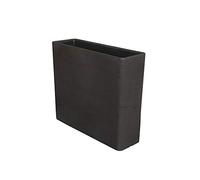 Telcom Vaso in Resina Cassetta Portavaso Shabby 89x28x77 cm Brown