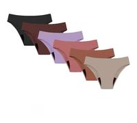 TELDTQVRC Mutande Ciclo Mestruale Lavabili Mutande Assorbenti Cotone Costume Assorbente Period Swimwear Curvy Costumi da Bagno (Rosa,XL)