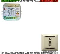 TELE PULSANTE A PARETE X SERRANDA ELETTRICA 220 V FR 433,92 MHZ APRE STOP CHIUDE