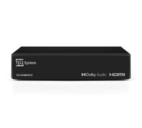 TELE System Decoder Digitale Terrestre DVB-T2 HEVC 2024 TS6105 - Ricezione TV con Autoscan Canali, Timeshift, Lettore Multimediale, Telecomando Incluso