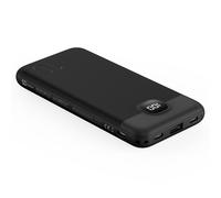 TELE System Power Bank 10000mAh TSPB010, Caricatore Fast Charge 3 Dispositivi, 2 USB-C + USB-A + Micro USB. Per iPhone, Android