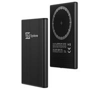 TELE System Power Bank MagSafe 5000mAh TSPB005, Caricatore Wireless Magnetico Ultra-Sottile con USB-C e Lightning