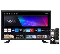TELE System Smart TV 27 pollici Full HD Certificato CAM tivùsat HD TS27 FHD SMV13, Doppio telecomando, HbbTV, HDR10 HLG, Televisore LED frameless powered by VIDAA