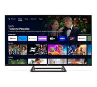 TELE System Smart TV 32" TS32FL SMG14 Android TV, DVB-T2/S2, Google Cast/Chromecast, Google Assistant, tivùsat HD, HbbTV, TV Pause, Telecomando Vocale, 12V/220V per Casa, Camper, Barca