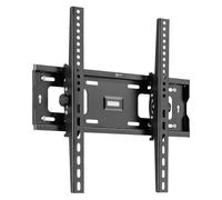 TELE System Supporto TV Parete Inclinabile per TV 23-65 Pollici, Staffa Ultra Resistente fino a 75 kg, VESA 100x100-400x400, Livella a Bolla Inclusa, Staffa TV LED LCD Curvi e Piani