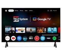 TELE System TS24FL SMG15 Smart TV 24'' Google TV, Travel TV 12V per Camper, Barca e Camion, WiFi, Bluetooth, DVB-T2/S2, Compatibile CAM tivùsat, Google Assistant, Google Cast, HD Ready