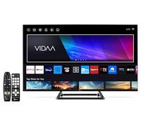 TELE System TS32FL SMV13 TV 32" Frameless Smart Vidaa DVB-T2/S2 HEVC. Certificato tivùsat HD, Compatibile CAM CI+. HbbTV, TV Pause, 2 telecomandi. Ideale per hotel e residence con SCR e Hotel Mode.