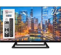 TELE System TV 24 Pollici TS24 LS14 - Digitale Terrestre DVB-T2/S2, HEVC 10 Bit,