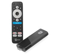 TELE System UP Stick Google TV 4K UHD HDMI, Wi-Fi Dual Band, Dolby Vision/Atmos, Google Assistant, 32GB, HDR10+, Telecomando Voice Control 2in1, Streaming Netflix, Prime Video, Disney+, YouTube
