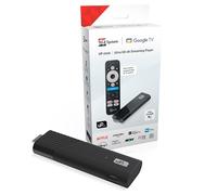 TELE System UP Stick Google TV 4K UHD HDMI, Wi-Fi Dual Band, Dolby Vision/Atmos, Google Assistant, 32GB, HDR10+, Telecomando Voice Control 2in1, Streaming Netflix, Prime Video, Disney+, YouTube