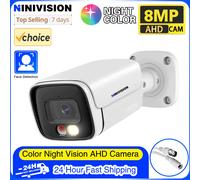 Telecamera 4K Visione Notturna a Colori CCTV 8MP Video Impermeabile da esterno