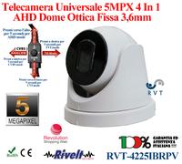 Telecamera 5 Mpx universale AHD TVI CVBS CVI 4 in 1 Videosorveglianza top CAMERA