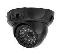 Telecamera a Cupola Fittizia di Sicurezza con Luce a LED Rossa Lampeggiante
