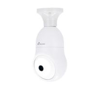 Telecamera a lampadina wifi smart Visiotech attacco E27 5W 2304x1296p bianco - N