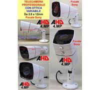 TELECAMERA AHD 4MP FOCALE SONY OTTICA VARIABILE VARIFOCALE DA 2.8 / 12mm