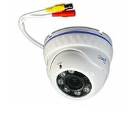Telecamera AHD dome 3 mpx varifocale 2.8-12 mm 6 led array focus zoom regolabile