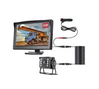 Telecamera AHD for retromarcia for auto con monitor da 5 pollici for camion, telecamera for impermeabile schermo, facile installazione(500DH-CL-MBUSD-HK10M)