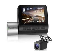 Telecamera Anteriore e Posteriore con Modulo WiFi, Altoparlante e Microfono Integrati, Lente Grandangolare a 170 Gradi, Registrazione Automatica all'Avvio, Registrazione in Loop, HDWR videoCAR-D400