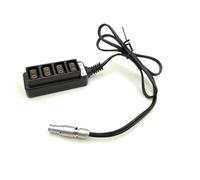 Telecamera AR~I AMIRA/XT Alimentatore 12v 2pin for 4 alimentatori telecamera D-tap Distributore DTAP a quattro vie(Straight Plug Cable,10cm)