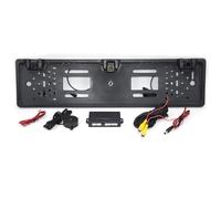 Telecamera Assistenza Parcheggio Visione Notturna Con 2 Rilevatori Radar Visivi Per Retromarcia, Telecamera Posteriore Per Targa Auto UE Europa 170 Gradi