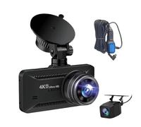 Telecamera Auto Anteriore E Posteriore | 4K Visione Notturna Senza Fili Registratore Di Parcheggio,Telecamera Visione Notturna 360 Gradi Anteriore e Posteriore - per Monitoraggio di Veicoli e Camion p