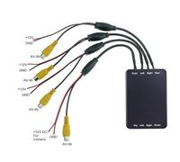 Telecamera Auto Parcheggio Auto Vista Panoramica Retrovisore 4 Vie A 360 Gradi Di Controllo Della Telecamera DVR Senza Retrocamera