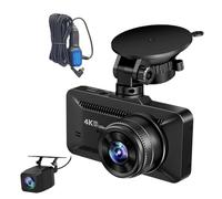 Telecamera Auto Wireless - Registratore Wireless Per Guida Con Visione Notturna 4K,Telecamera Di Registrazione 1080P Anteriore E Posteriore - per Monitoraggio di Veicoli e Camion per Parcheggio Guida